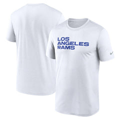 Los Angeles Rams Primetime Legend Wordmark Performance T-Shirt | NFL On sale