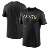 New Orleans Saints Primetime Legend Wordmark Performance T-Shirt | NFL Sale
