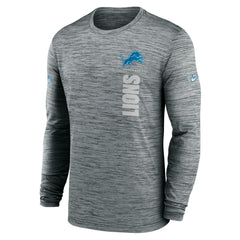 Detroit Lions Sideline Velocity Dri-FIT Long Sleeve T-Shirt | NFL On sale