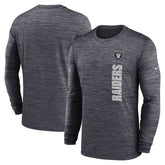 Las Vegas Raiders Sideline Velocity Dri-FIT Long Sleeve T-Shirt | NFL US