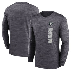 Las Vegas Raiders Sideline Velocity Dri-FIT Long Sleeve T-Shirt | NFL US