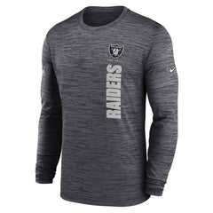 Las Vegas Raiders Sideline Velocity Dri-FIT Long Sleeve T-Shirt | NFL US