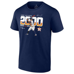 Jose Altuve Houston Astros Fanatics 2,000 Career Hits T-Shirt - MLB T-shirts