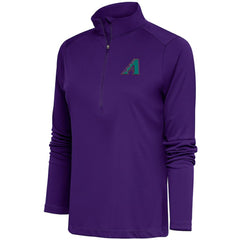 Arizona Diamondbacks Antigua Women's Cooperstown Tribute Half-Zip Pullover Top - MLB Pullover