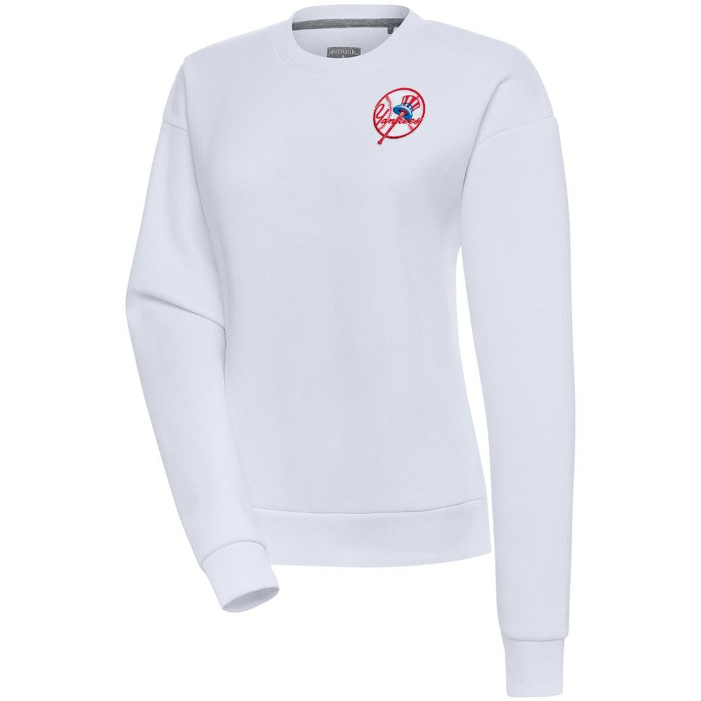 New York Yankees Antigua Women's Cooperstown Victory Crewneck Pullover Sweatshirt - MLB Pullover