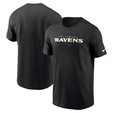 Baltimore Ravens Primetime Wordmark Essential T-Shirt | NFL New