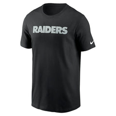Las Vegas Raiders Primetime Wordmark Essential T-Shirt | NFL Online