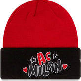 AC Milan New Era Youth Wordmark Cuffed Knit Hat