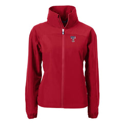 Texas Rangers Cutter & Buck Women's Charter Eco Recycled Full-Zip Jacket - MLB Jackets