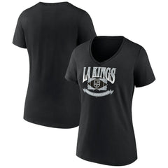 Los Angeles Kings Women's Slapshot V-Neck T-Shirt - NHL T-shirts