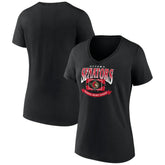 Ottawa Senators Women's Slapshot V-Neck T-Shirt - NHL T-shirts