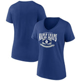 Toronto Maple Leafs Women's Slapshot V-Neck T-Shirt - NHL T-shirts