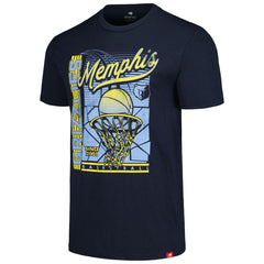 Navy Memphis Grizzlies Sportiqe Unisex Swish Super-Soft Comfy Tri-Blend T-Shirt | NBA