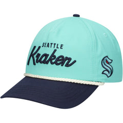 Seattle Kraken American Needle Roscoe Washed Twill Adjustable Hat - NHL Hats