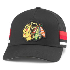 Chicago Blackhawks American Needle HotFoot Stripes Trucker Adjustable Hat - NHL Hats