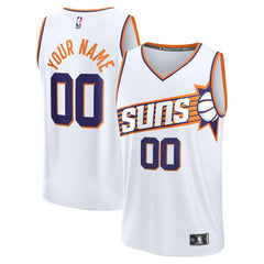 White Phoenix Suns Youth Fast Break Custom Replica Jersey | NBA