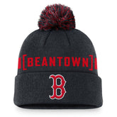 Boston Red Sox Nike Hometown Peak Cuffed Knit Hat with Pom - MLB Hats