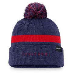 Chicago Cubs Nike Hometown Peak Cuffed Knit Hat with Pom - MLB Hats