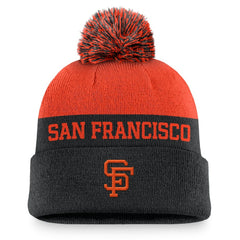 San Francisco Giants Nike Rewind Peak Cuffed Knit Hat with Pom - MLB Hats