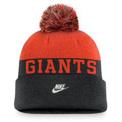 San Francisco Giants Nike Rewind Peak Cuffed Knit Hat with Pom - MLB Hats