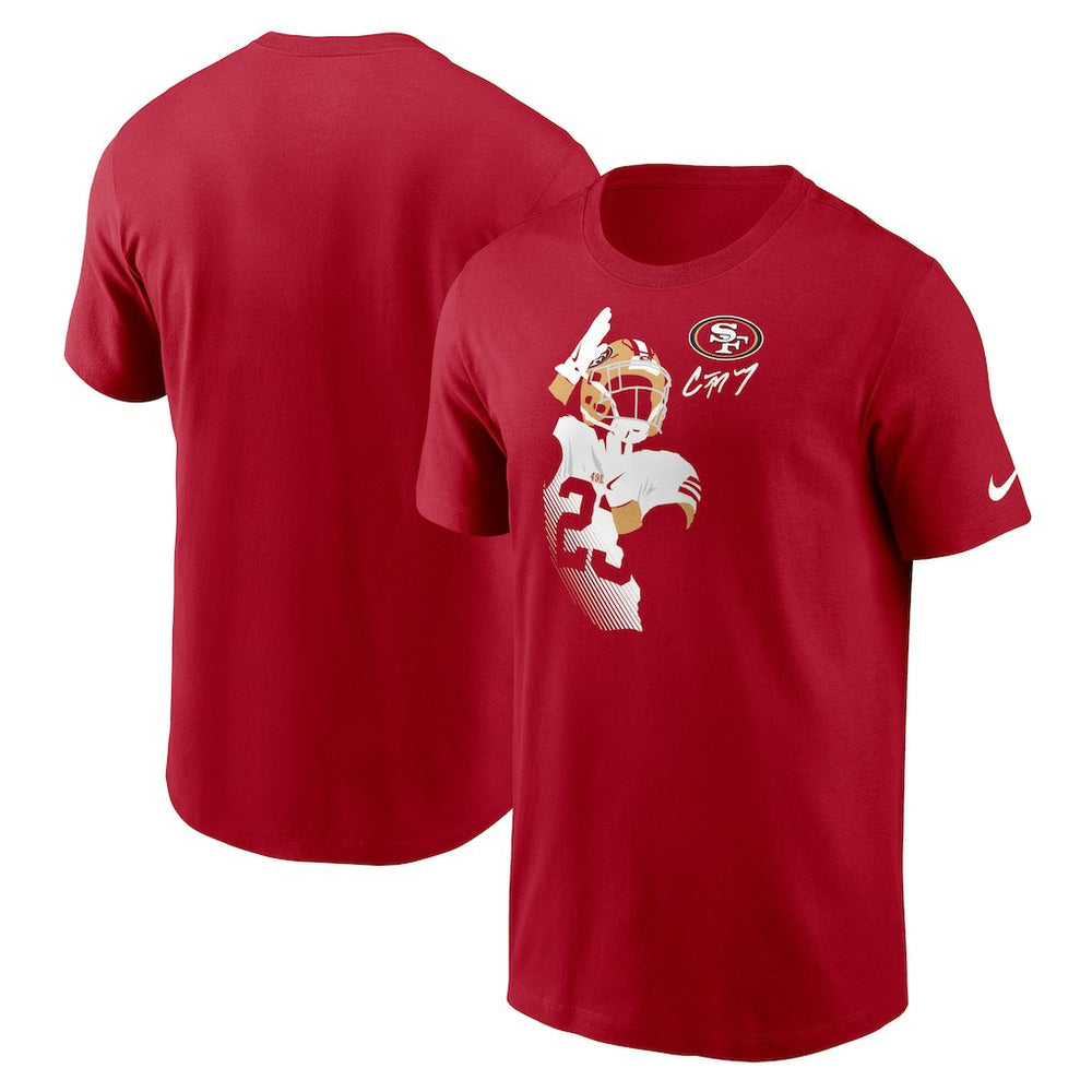 San Francisco 49ers Christian McCaffrey Player Graphic T-Shirt | NFL Near me