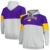 Purple/Gold Los Angeles Lakers Big & Tall Pullover Hoodie | NBA
