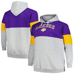 Purple/Gold Los Angeles Lakers Big & Tall Pullover Hoodie | NBA