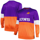 Purple/Orange Phoenix Suns Big & Tall Split Pullover Sweatshirt | NBA