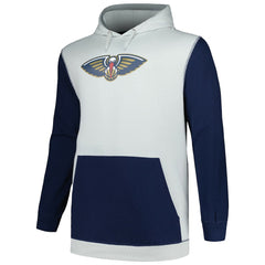 Navy/Silver New Orleans Pelicans Big & Tall Primary Arctic Pullover Hoodie | NBA