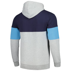Navy Memphis Grizzlies Contrast Pieced Pullover Hoodie | NBA