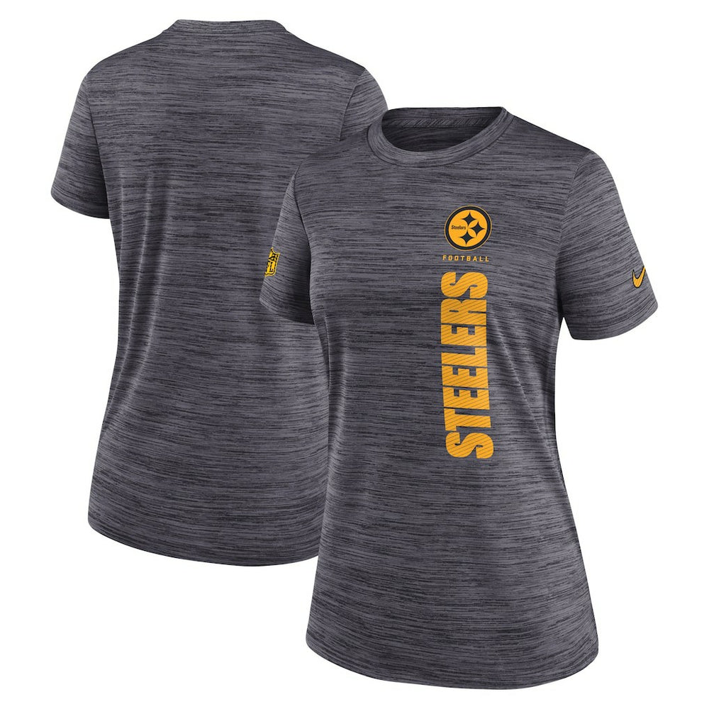 Pittsburgh Steelers Women's Sideline Velocity Dri-FIT T-Shirt | NFL Online