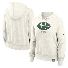 New York Jets Women's Gym Vintage Logo Pullover Hoodie | NFL US