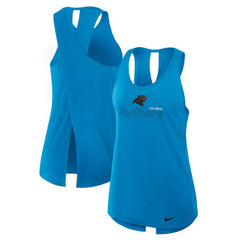 Carolina Panthers Women's Open-Back Crisscross Dri-FIT Tank Top | NFL Near me