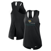 Jacksonville Jaguars Women's Open-Back Crisscross Dri-FIT Tank Top | NFL New
