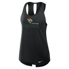 Jacksonville Jaguars Women's Open-Back Crisscross Dri-FIT Tank Top | NFL New