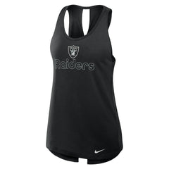 Las Vegas Raiders Women's Open-Back Crisscross Dri-FIT Tank Top | NFL Online