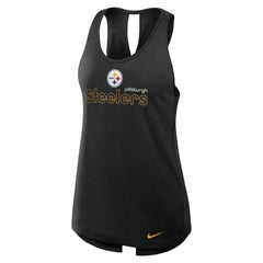 Pittsburgh Steelers Women's Open-Back Crisscross Dri-FIT Tank Top | NFL Near me