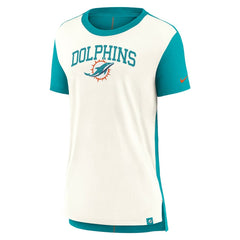 Miami Dolphins Women's Wordmark Tri-Blend T-Shirt | NFL New
