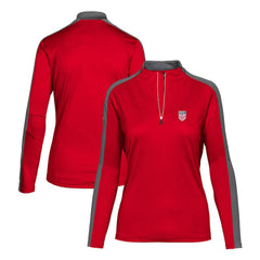 USMNT Levelwear Women's Quarter-Zip Pullover Top
