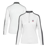 USMNT Levelwear Women's Quarter-Zip Pullover Top