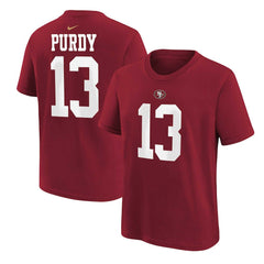 San Francisco 49ers Brock Purdy Preschool Player Name & Number T-Shirt | NFL Hot