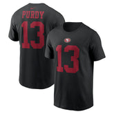 San Francisco 49ers Brock Purdy Player Name & Number T-Shirt | NFL Hot