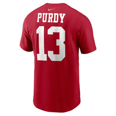 San Francisco 49ers Brock Purdy Player Name & Number T-Shirt | NFL US