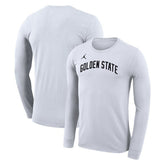 White Golden State Warriors Jordan Brand Unisex Statement Edition Legend Performance Long Sleeve T-Shirt sale | NBA
