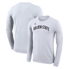 White Golden State Warriors Jordan Brand Unisex Statement Edition Legend Performance Long Sleeve T-Shirt sale | NBA