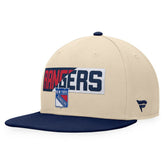 New York Rangers Fanatics Goalaso Snapback Hat - NHL Hats