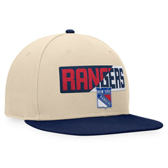 New York Rangers Fanatics Goalaso Snapback Hat - NHL Hats