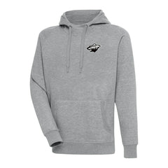Minnesota Wild Antigua Metallic Logo Victory Pullover Hoodie - NHL Hoodies