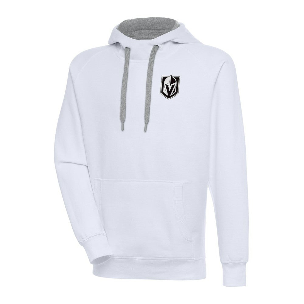 Vegas Golden Knights Antigua Metallic Logo Victory Pullover Hoodie - NHL Hoodies