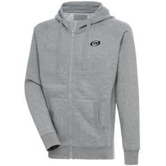 Carolina Hurricanes Antigua Metallic Logo Victory Full-Zip Hoodie - NHL Hoodies
